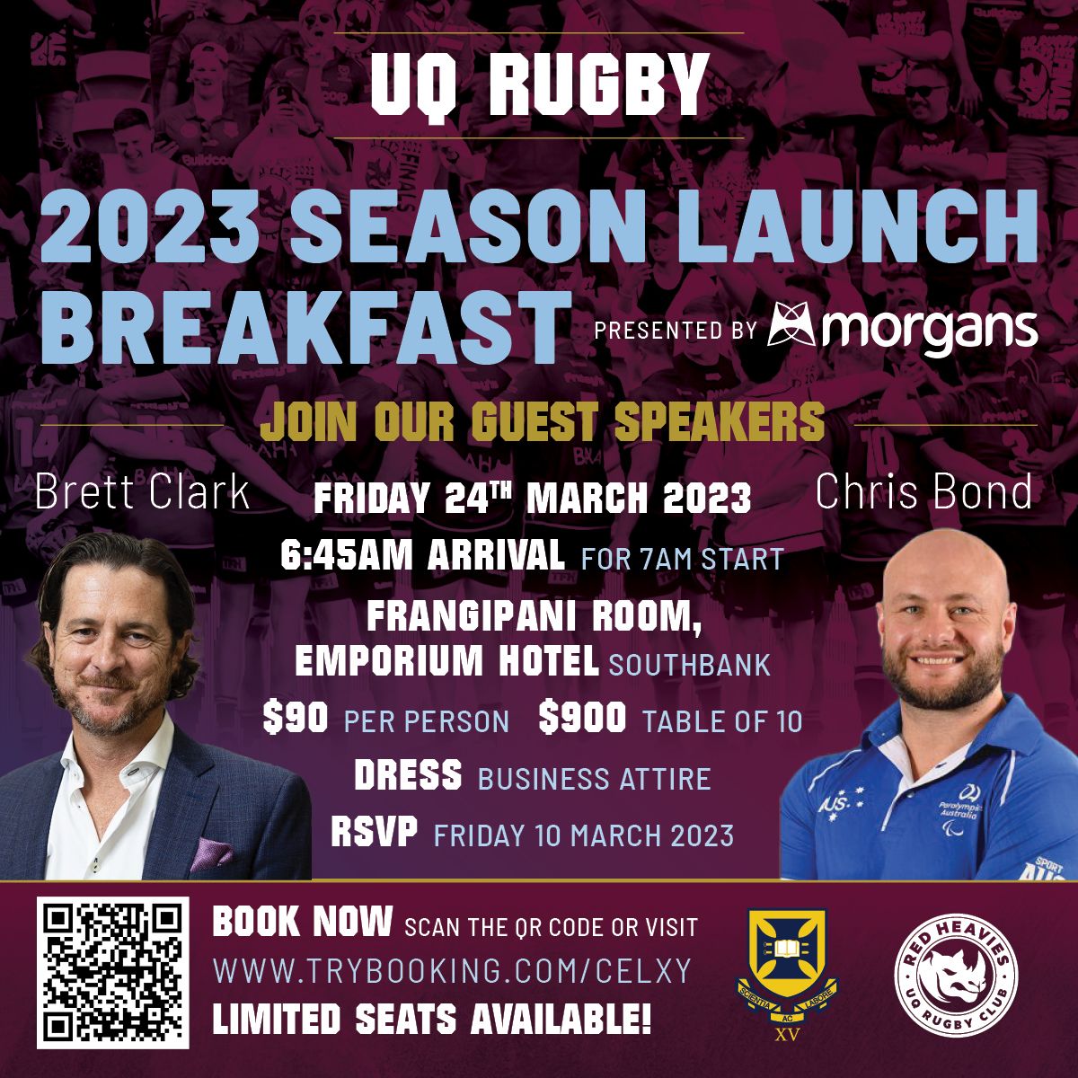 2023 Season Launch UQ Rugby Club Brisbane