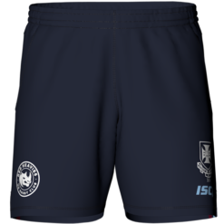 UQ Rugby Gym Shorts Navy (Side Stripes)
