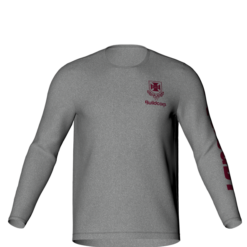 UQ Rugby Long Sleeve Tee - Grey Marle